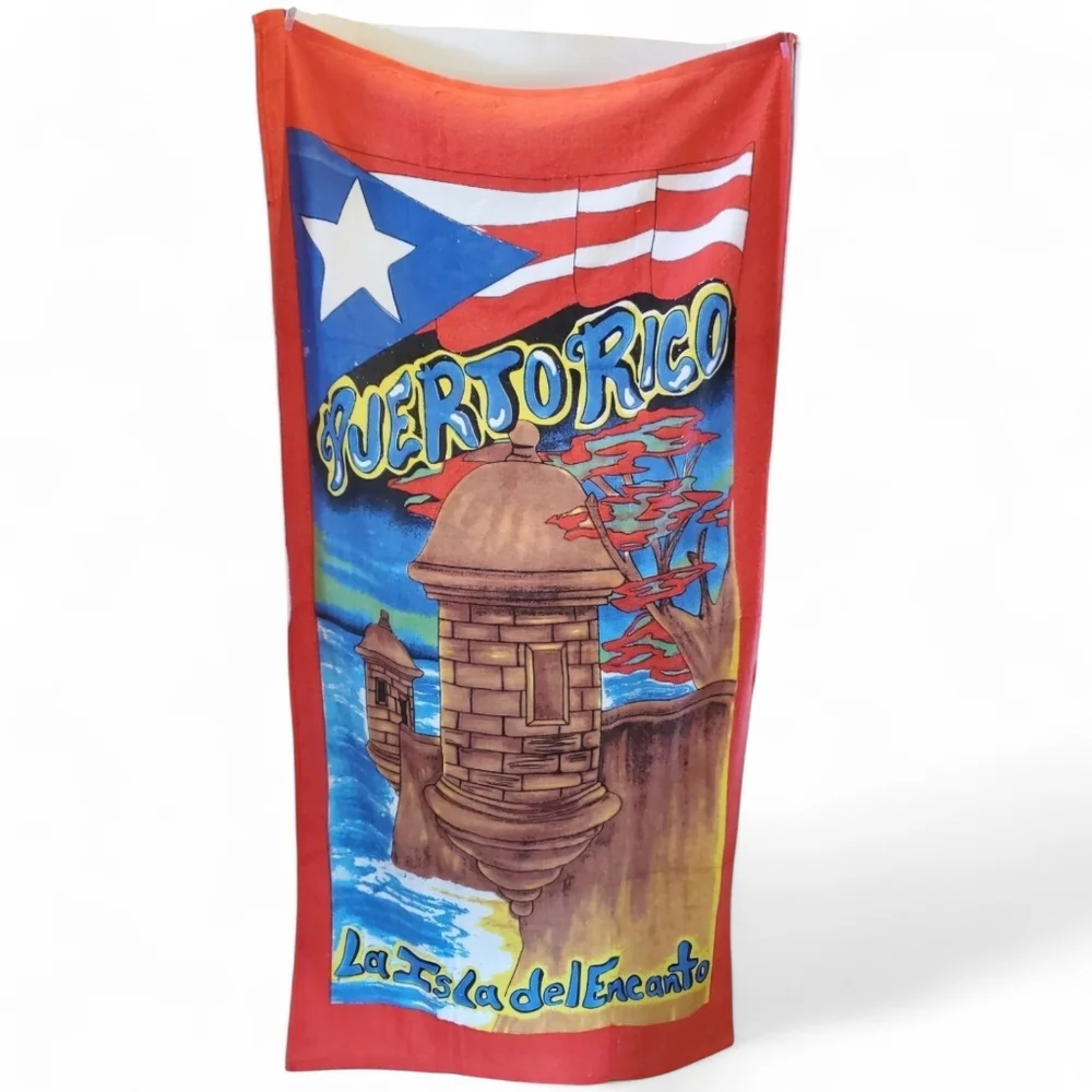 Puerto Rico Beach Towel Extra Large NWOT El Morro